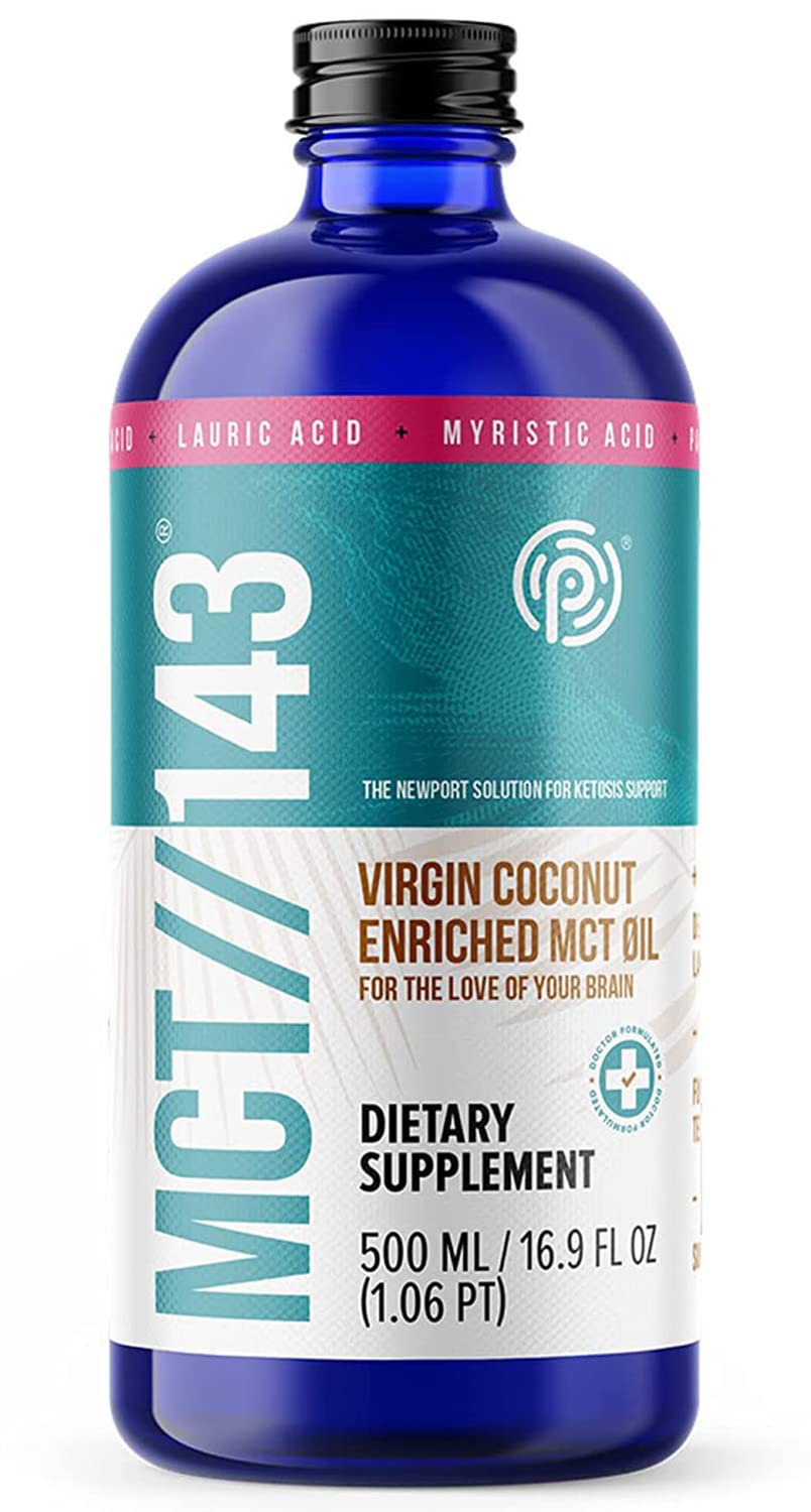 PRÜVIT MCT//143 Virgin Coconut Enriched MCT Oil - 16.9 OZ Bottle