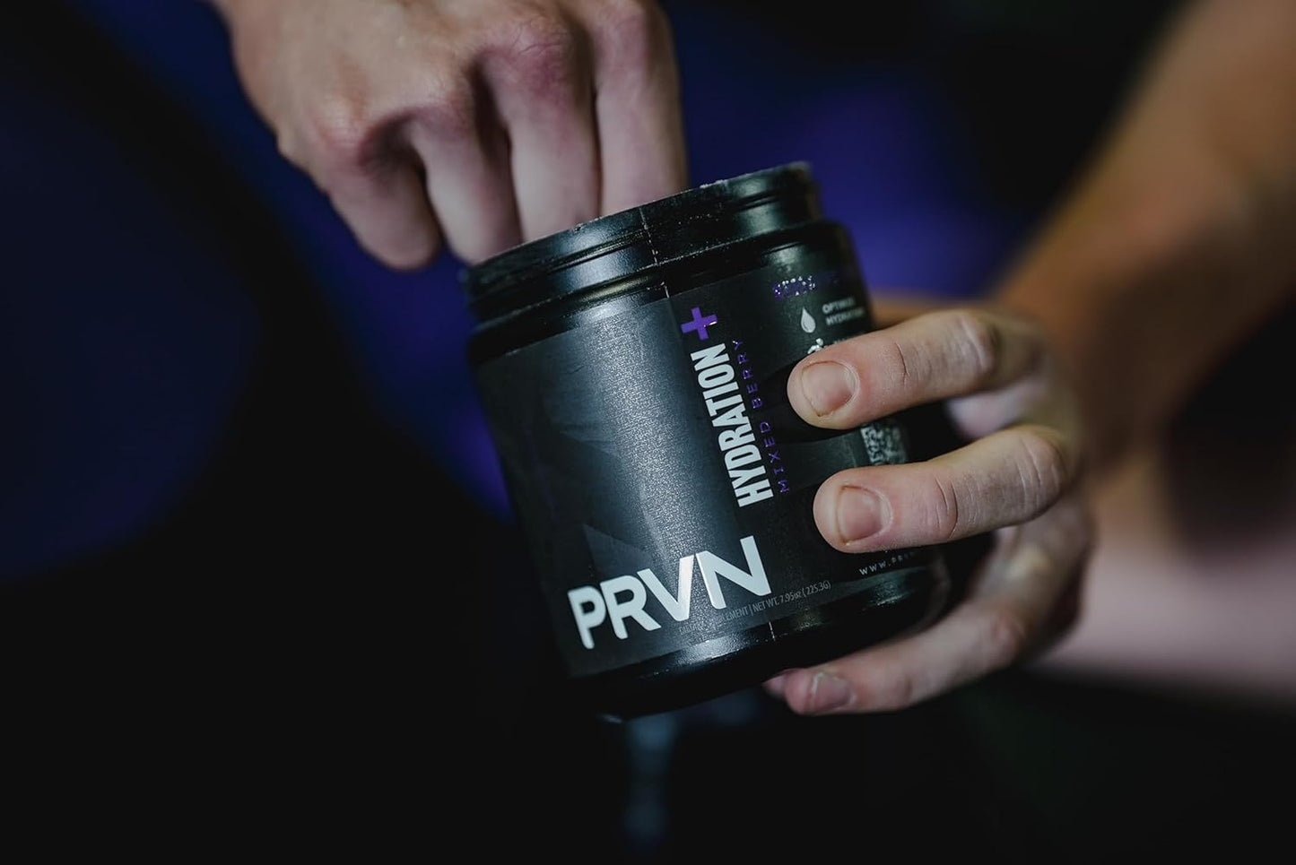 PRVN Performance Hydration+ Formula with Sodium, Potassium, & Chloride - Enhanced Hydration & Recovery - 30 Servings (Mixed Berry)