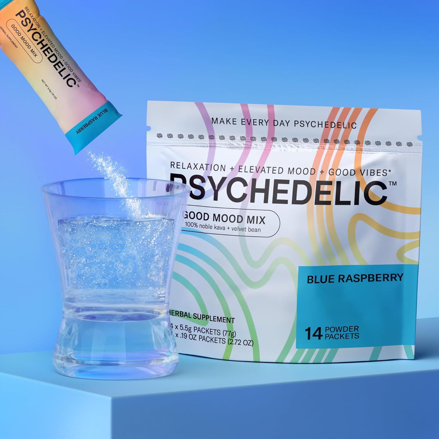 Psychedelic Water Good Mood Mix Variety Pack - 4 Flavor Bundle