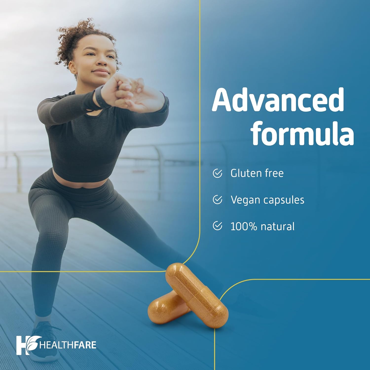 Psyllium Husk Capsules 1500mg - 240 Veg Capsules for High Fiber, Gluten-Free & Non-GMO Healthfare Supplement