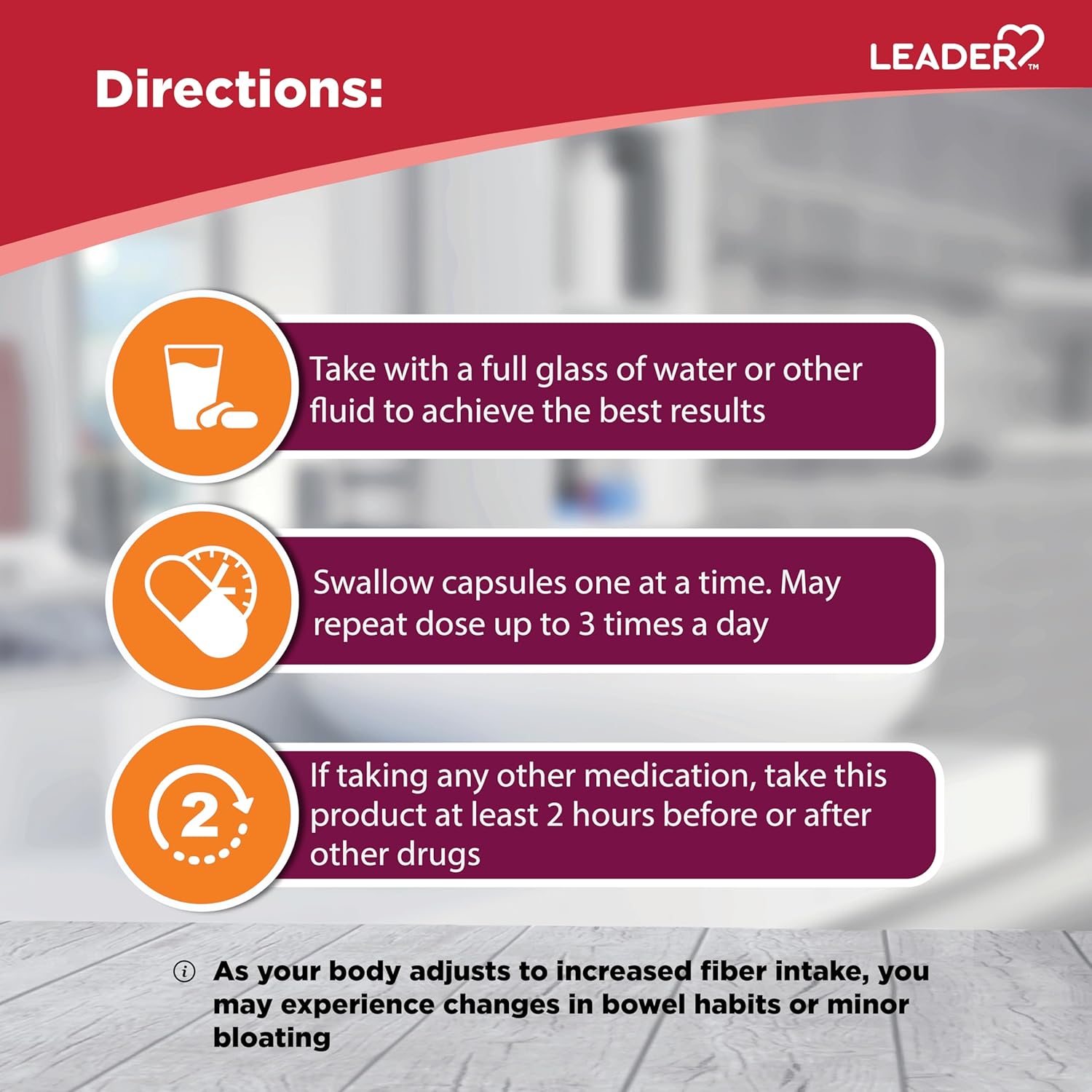 Psyllium Husk Powder Supplement for Digestive Health - 100% Natural, Plant Based Fiber Capsules, Comparable to Metamucil Multihealth