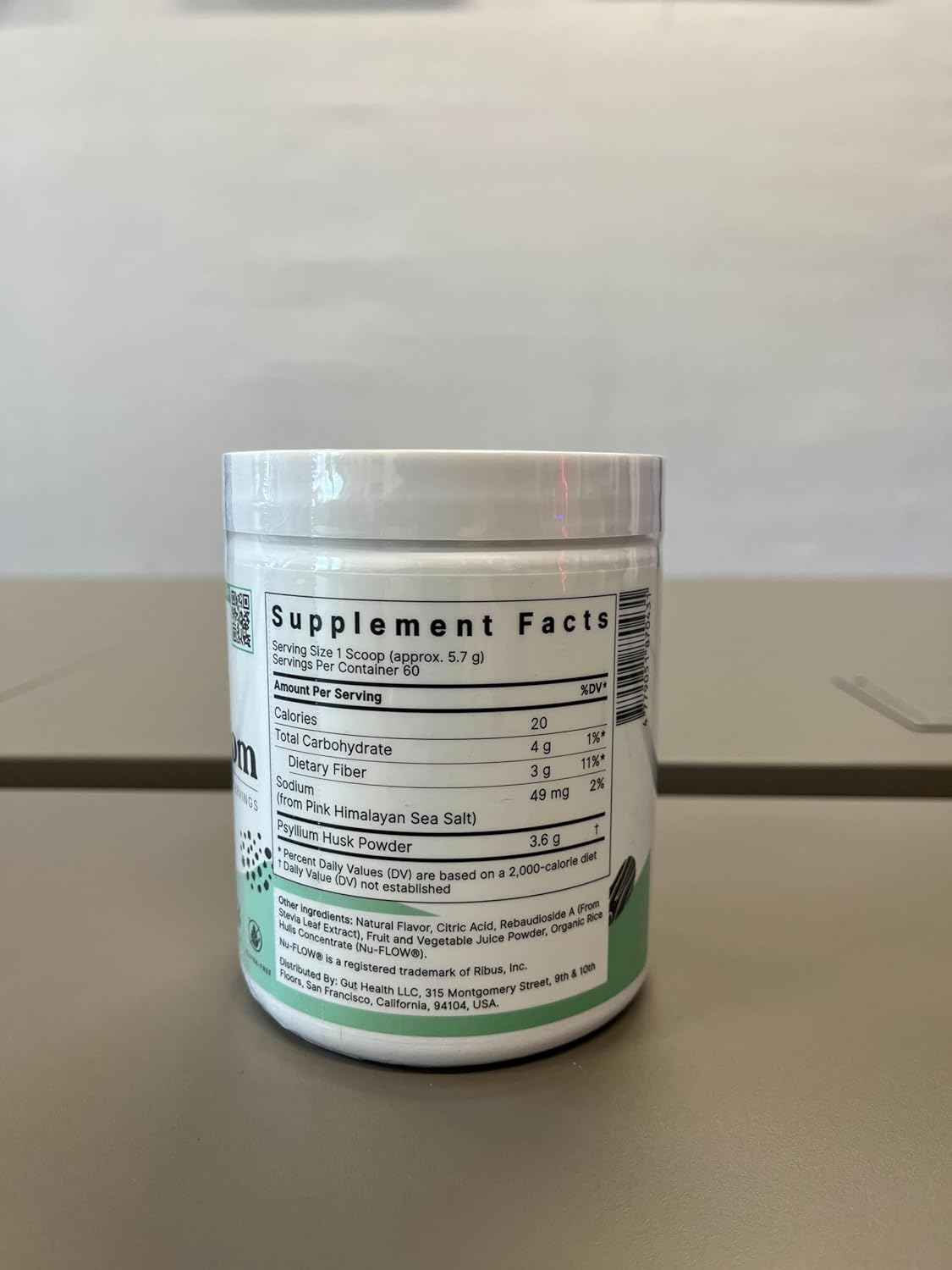 Psyllium Husk Powder with Weight Management and Sugar Craving Supplements - 60 Servings