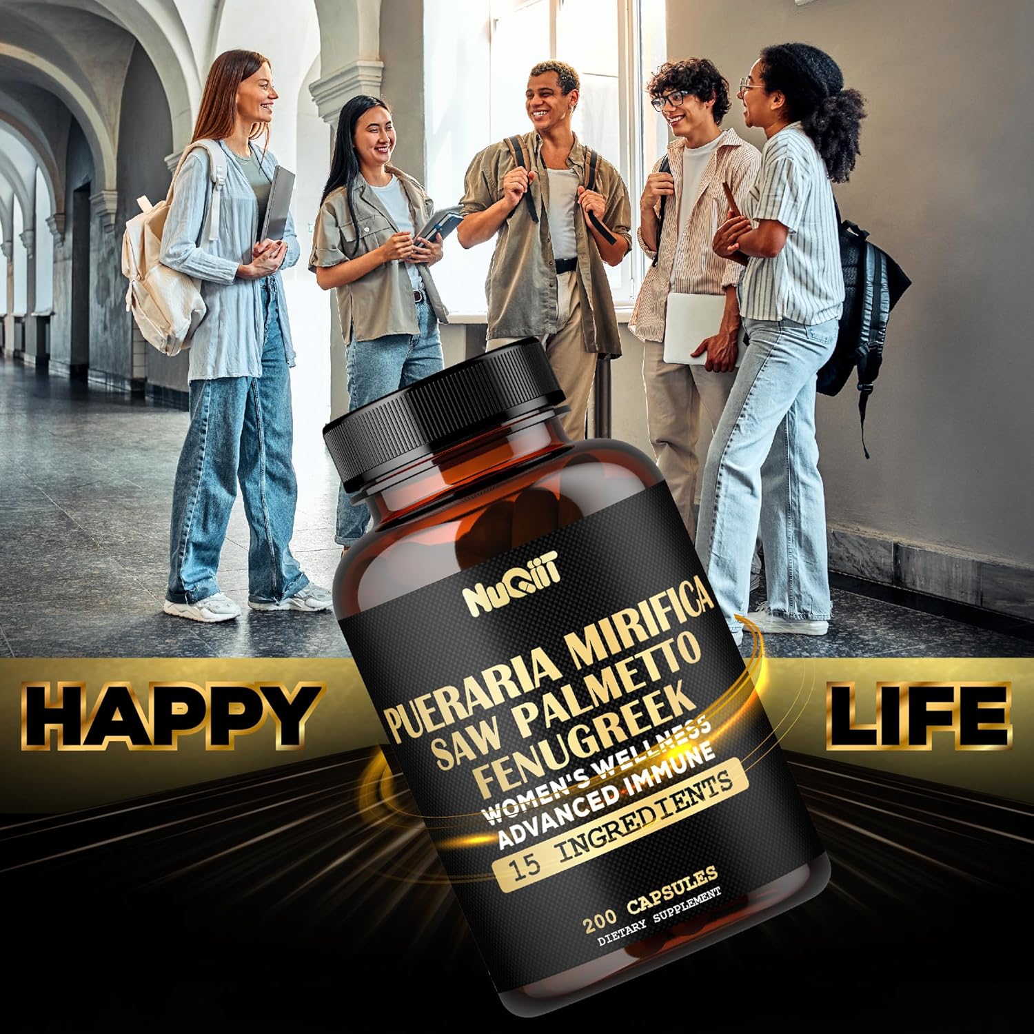 Pueraria Mirifica & Fenugreek Immune Women's Wellness Supplement - 200 Capsules