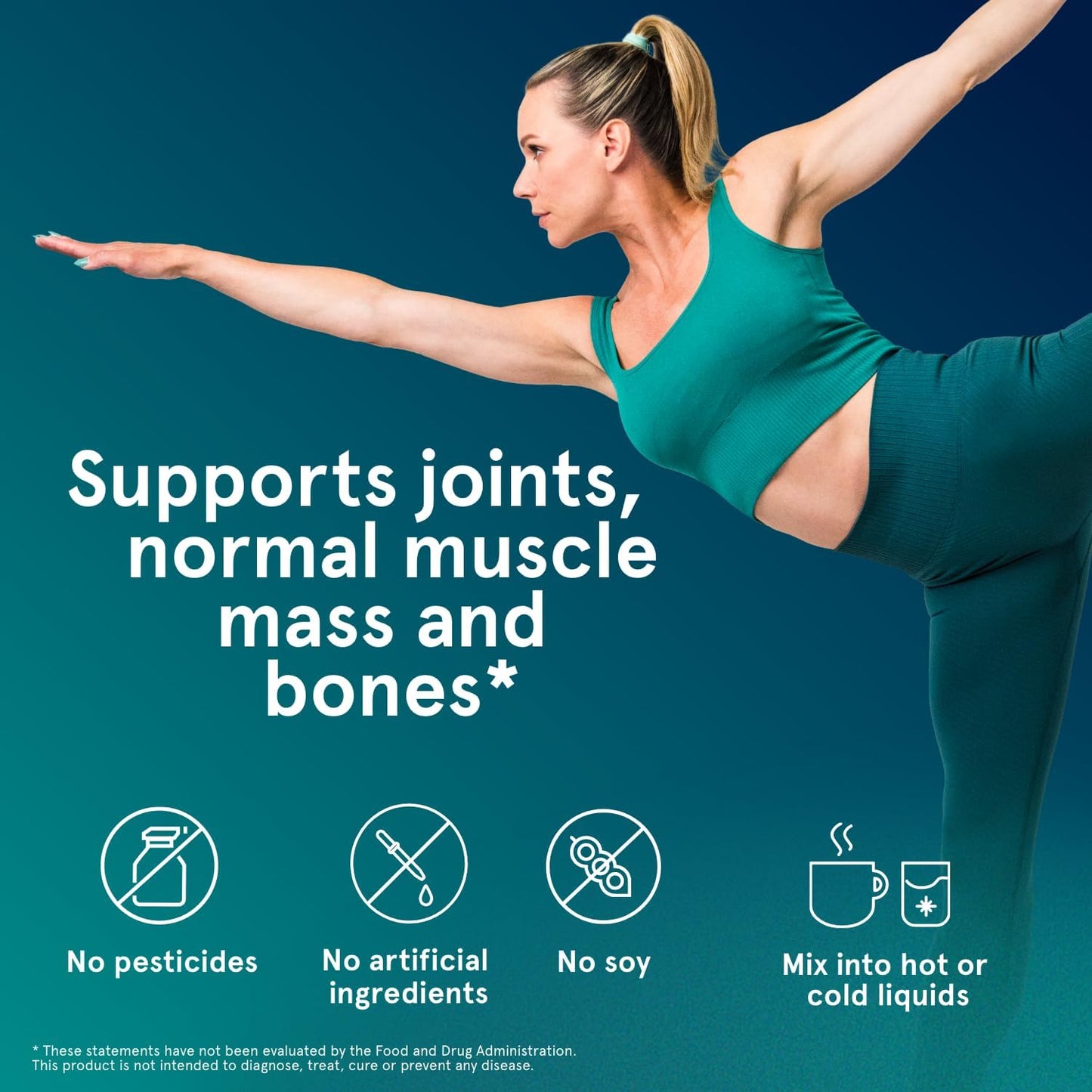 Puori CP1 Pure Collagen Peptides Powder for Hair, Skin, Nails & Joint Support - Hydrolyzed Protein, Unflavored - 30 Servings