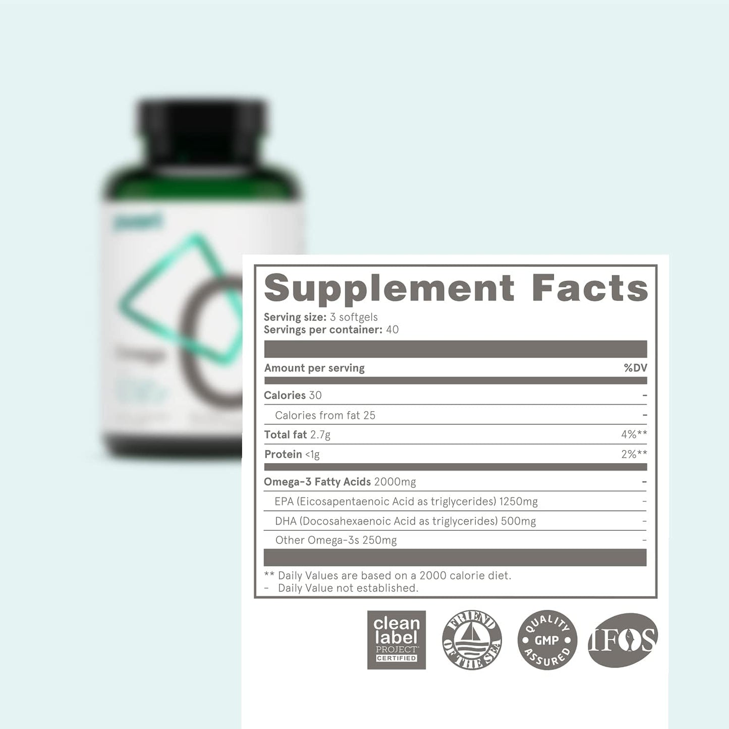 Puori Health Essentials Bundle Pack - 3 Bottles x 120 Capsules - Omega 3 Fish Oil, Magnesium, and Vitamin D3 - Purity Tested