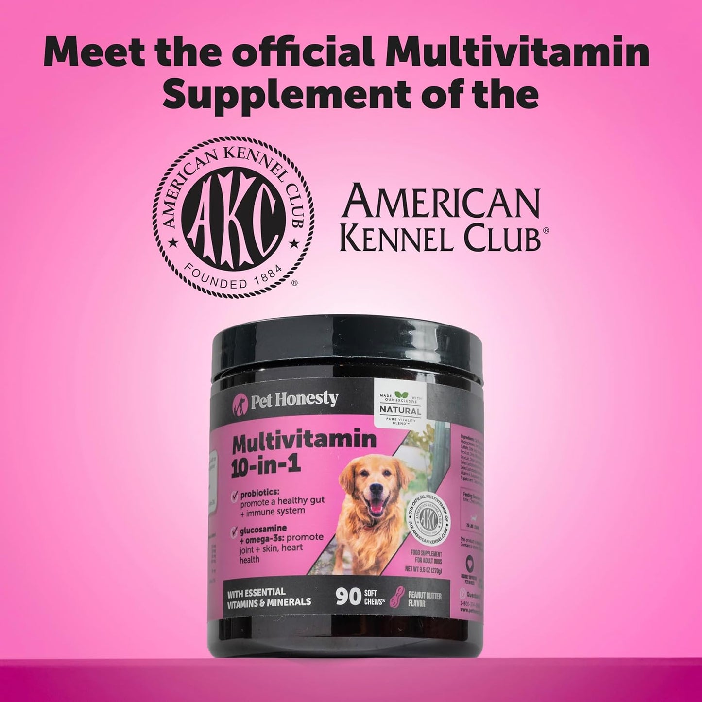 Puppy Treats with Essential Dog Supplements for Learning and Cognitive Development - Probiotics, Omega Fish Oil, Immune Support