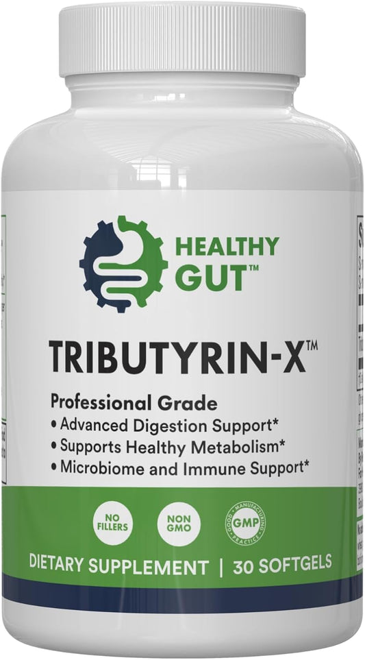Pure and Odorless Tributyrin-X for Gut Health | Supports Histamine and Leaky Gut | 30 Servings