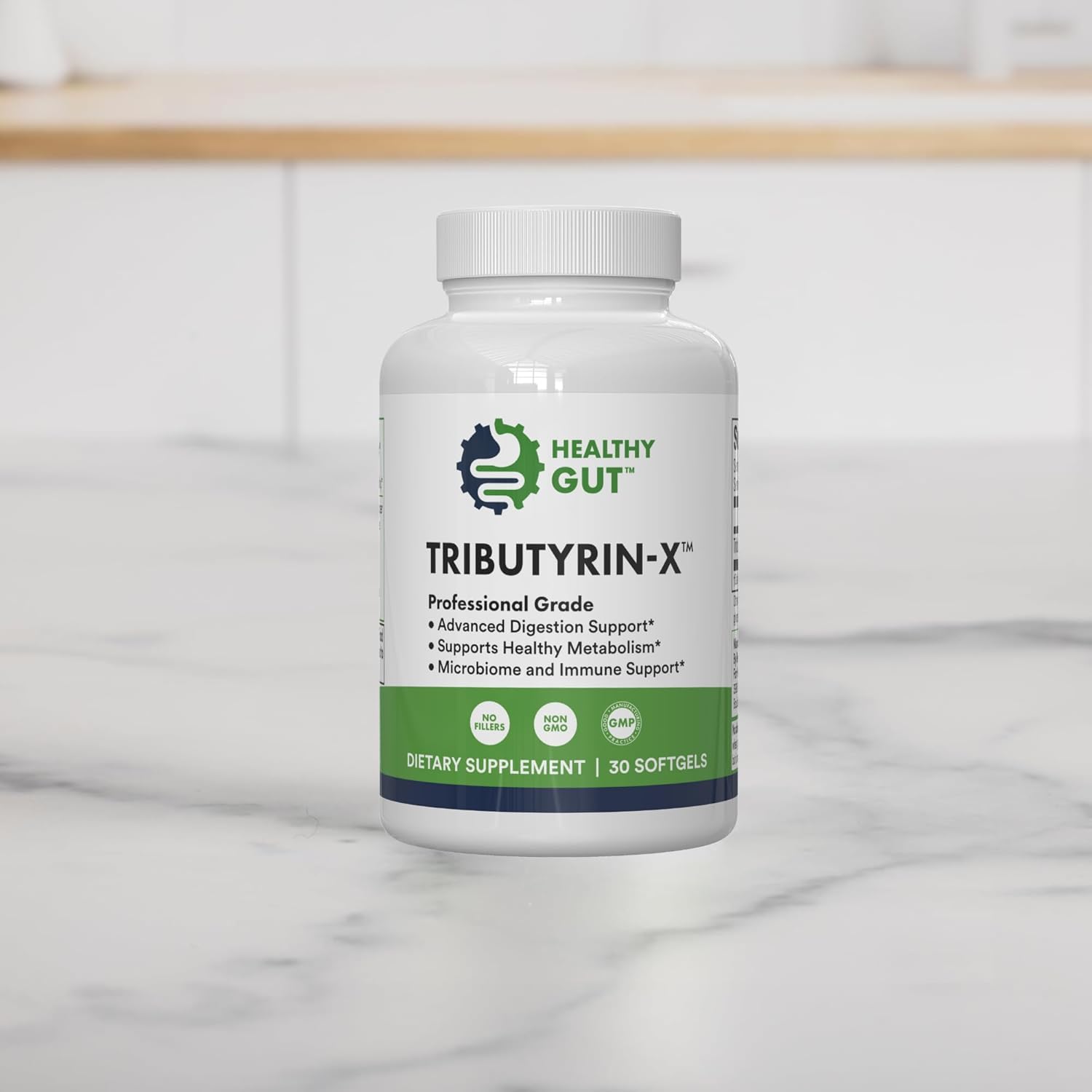 Pure and Odorless Tributyrin-X for Gut Health | Supports Histamine and Leaky Gut | 30 Servings