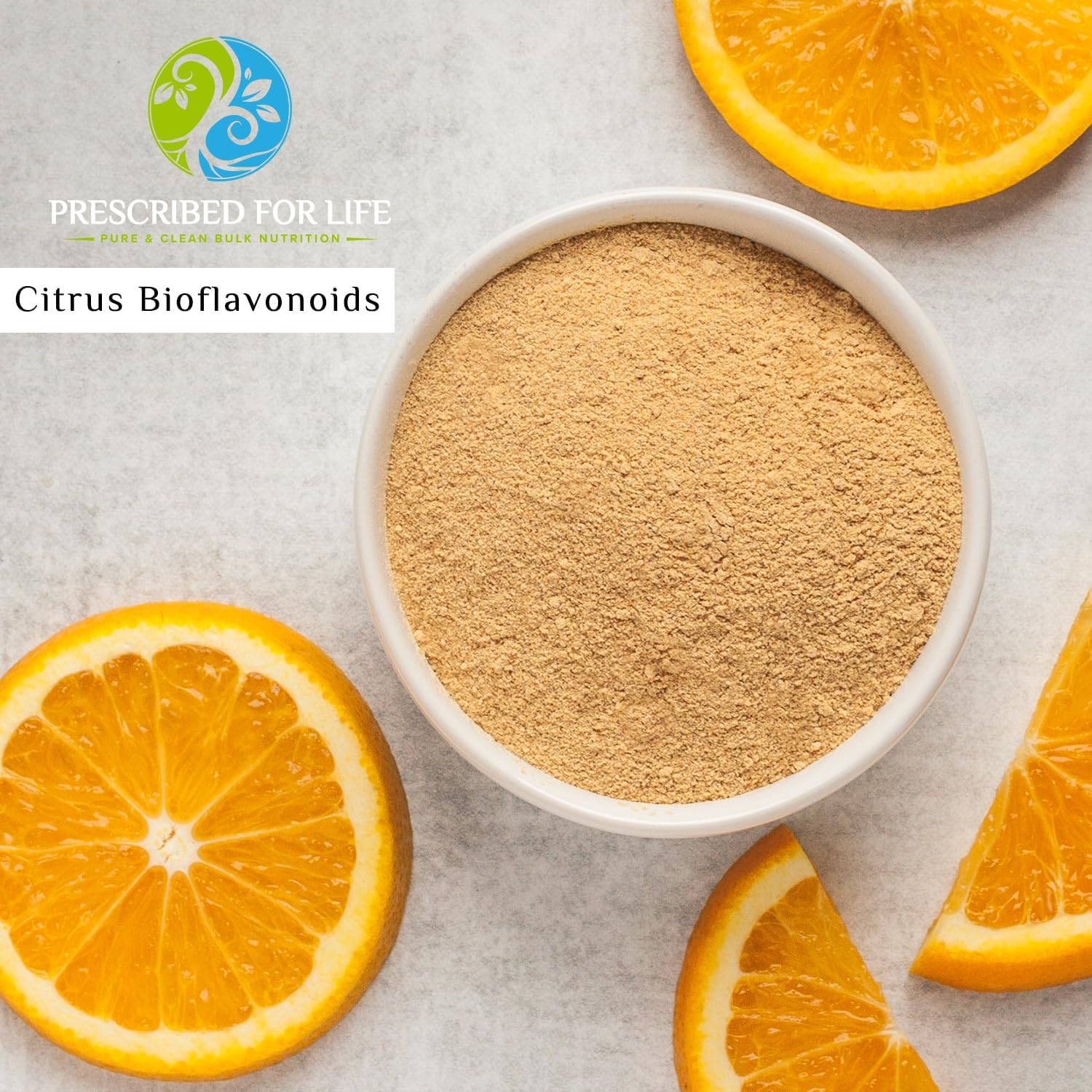 Pure Citrus Bioflavonoids Powder - Antioxidant & Circulation Support - 1kg/2.2lb - Citrus Limonium, Paradisi, Sinensis