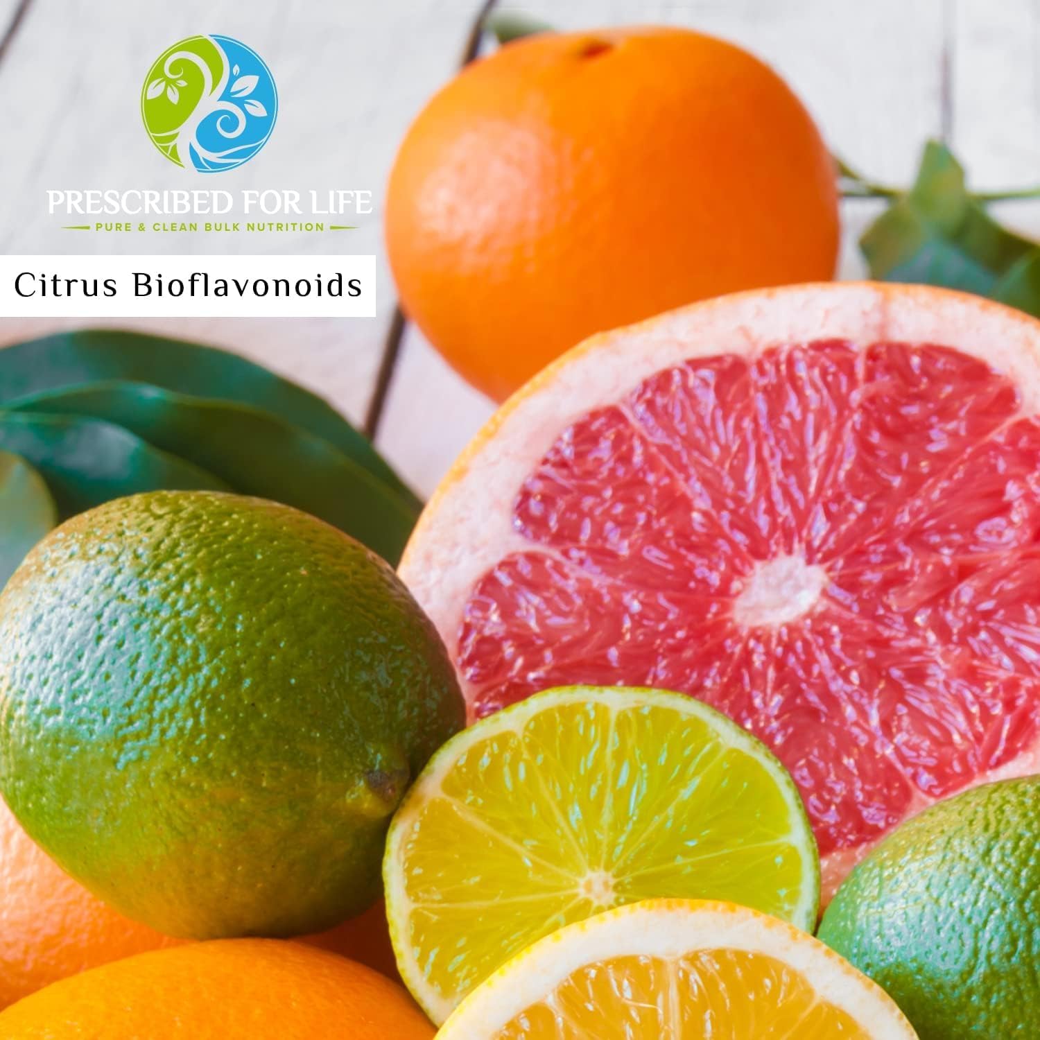 Pure Citrus Bioflavonoids Powder - Antioxidant & Circulation Support - 1kg/2.2lb - Citrus Limonium, Paradisi, Sinensis