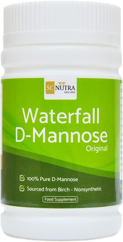 Pure D-Mannose Powder from Birch - 100% Natural Source - No Fillers or Cranberry - 50g/1.76oz