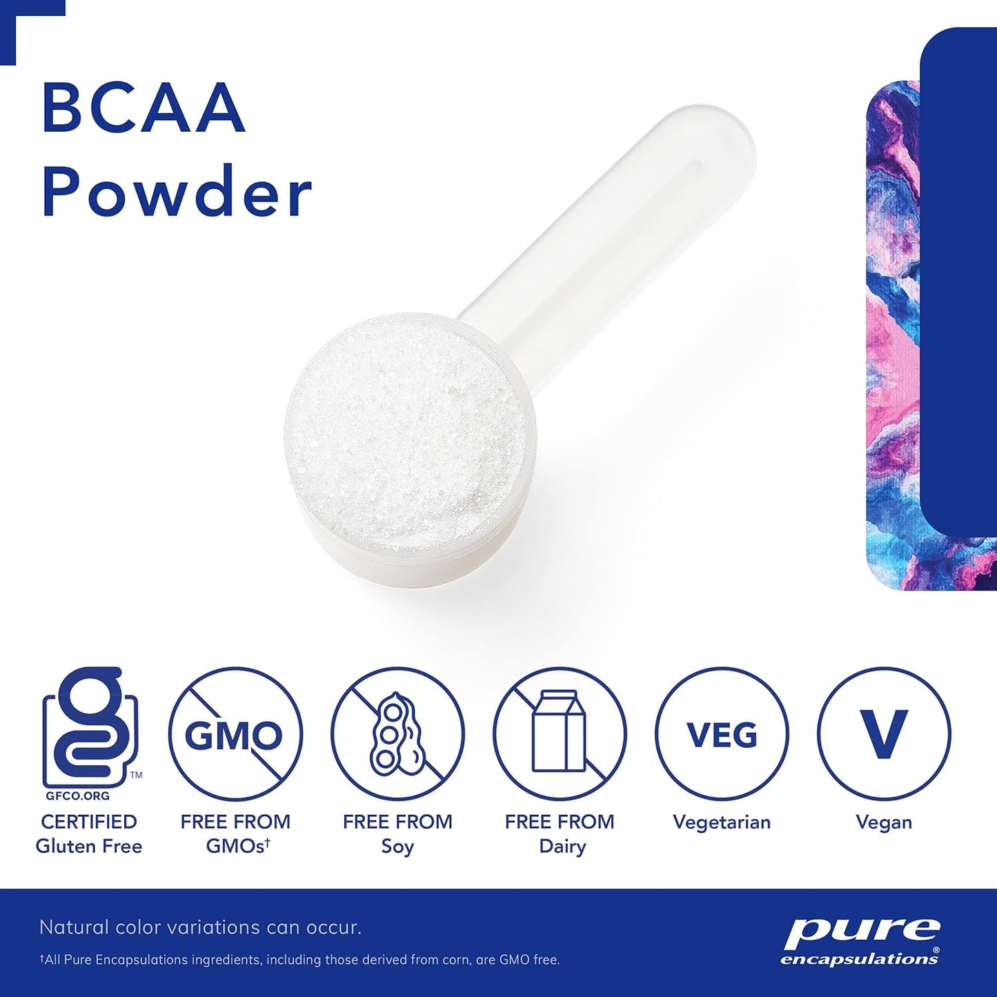 Pure Encapsulations BCAA Powder - Hypoallergenic Muscle Support Supplement 8 oz