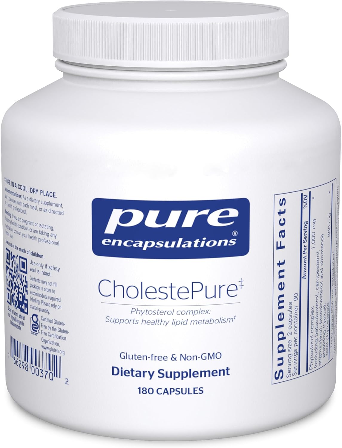 Pure Encapsulations CholestePure | Cardiovascular Health Support Supplement | 180 Capsules