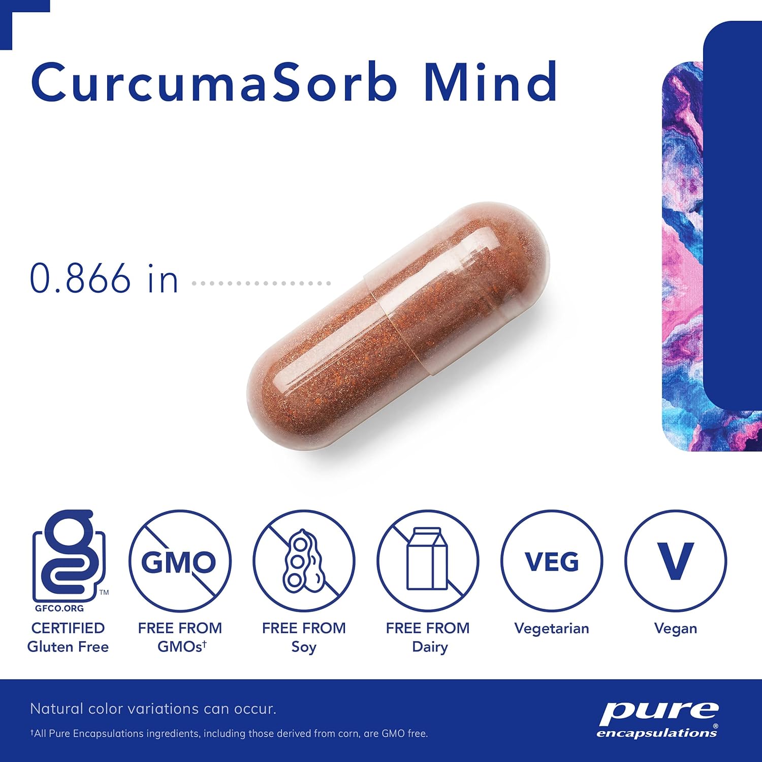Pure Encapsulations CurcumaSorb Mind Capsules for Cognitive Support - 60 Count
