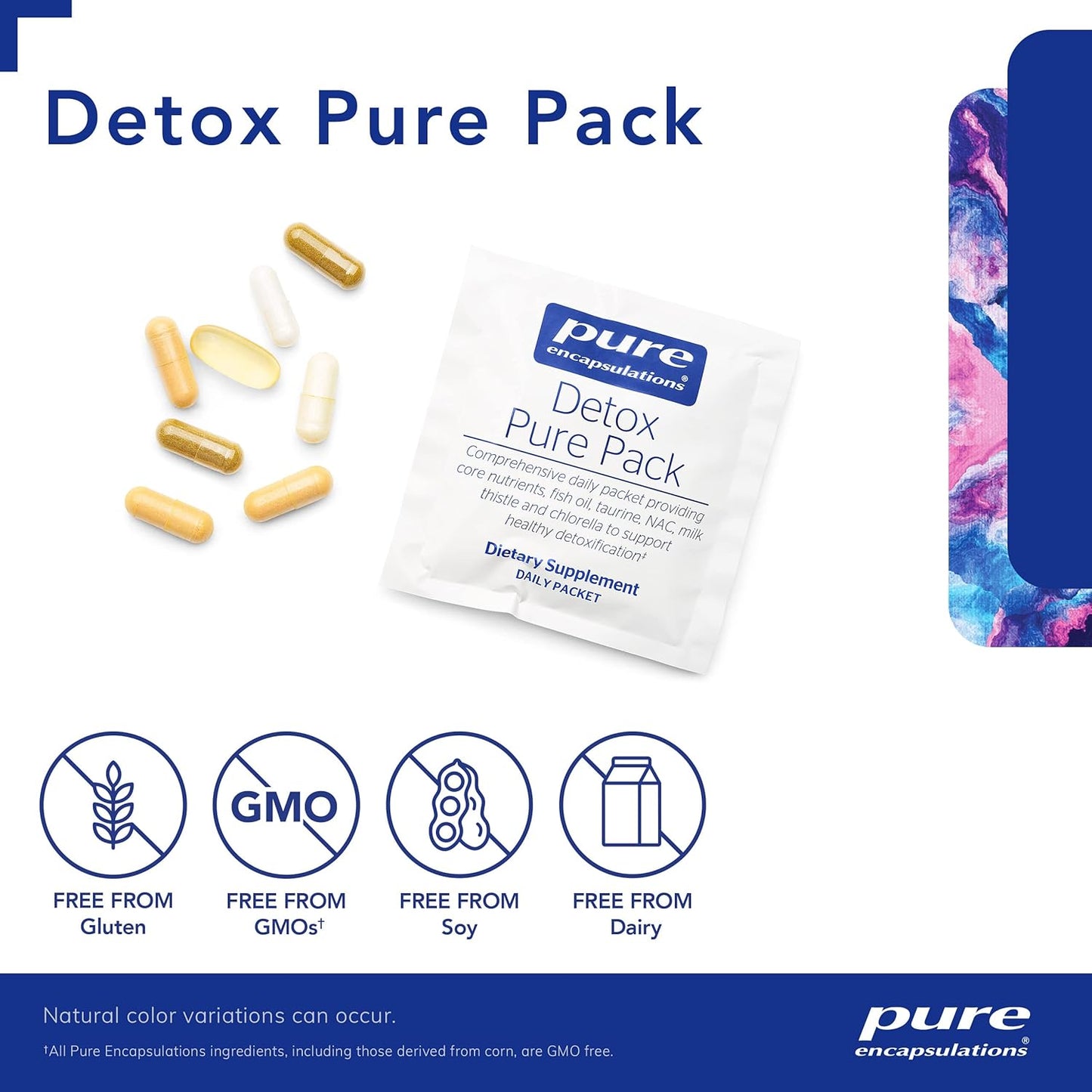 Pure Encapsulations Detox Pure Pack with Metafolin L-5|MTHF - 30 Daily Packets