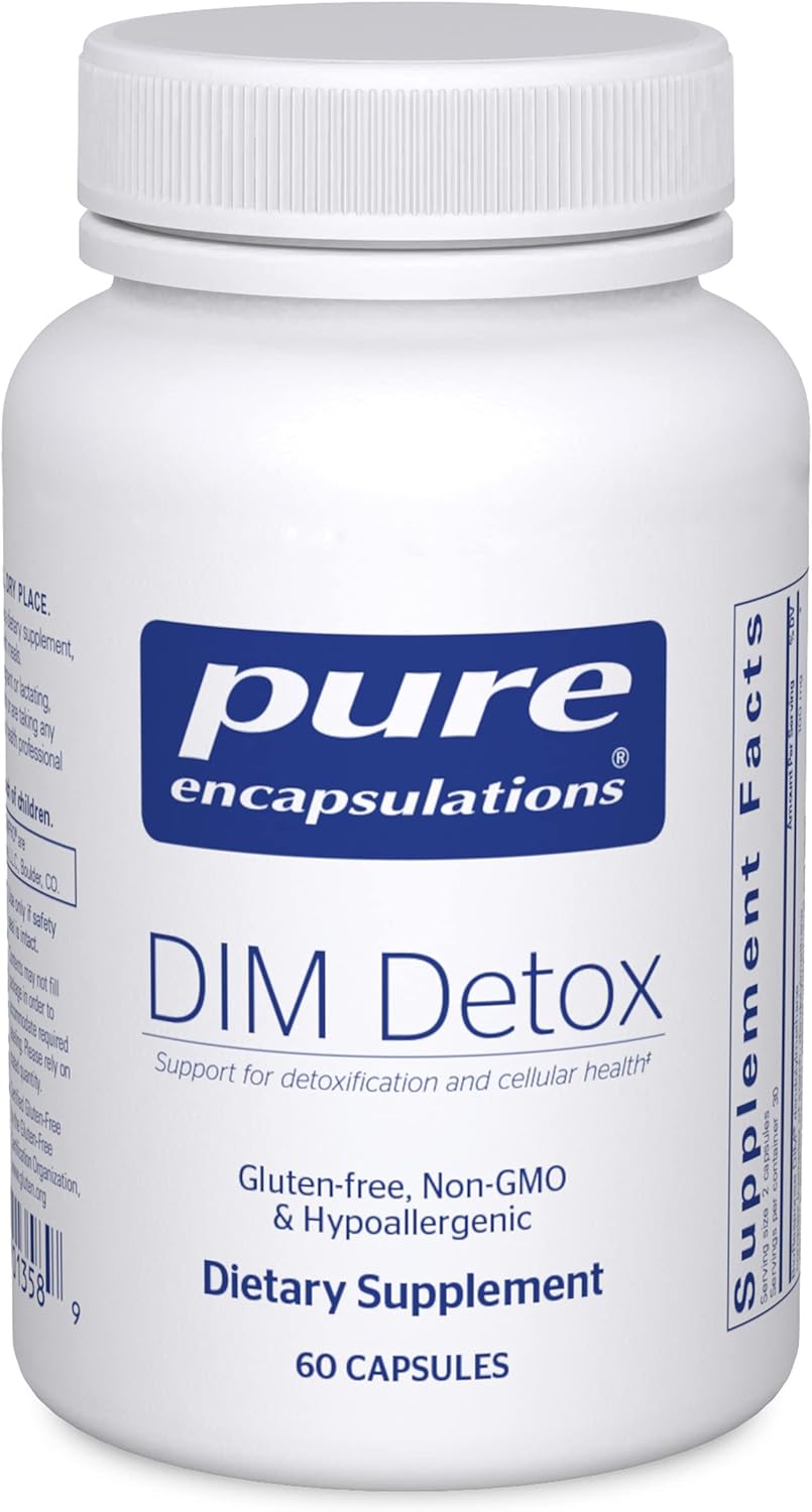 Pure Encapsulations DIM Detox Capsules - Supports Detoxification and Cellular Health - 60 Count