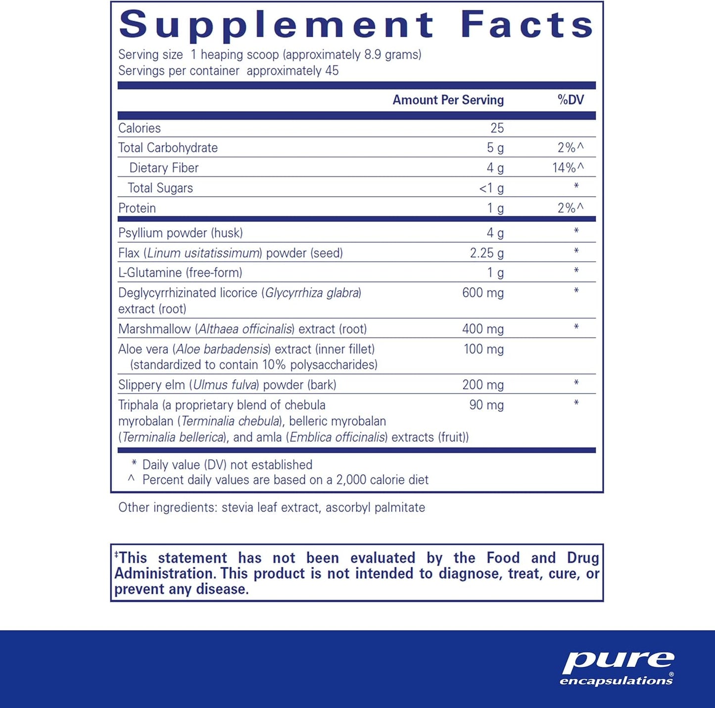 Pure Encapsulations G.I. Fortify with Slippery Elm Bark - 14.1 Oz - Supports G.I. Tract Health, Microflora Balance, and Detoxification