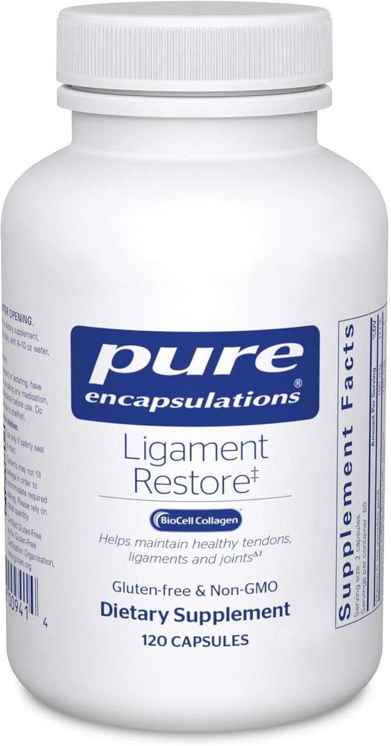 Pure Encapsulations Ligament Restore Dietary Supplement 120 Capsules - Supports Healthy Joints, Tendons, Ligaments