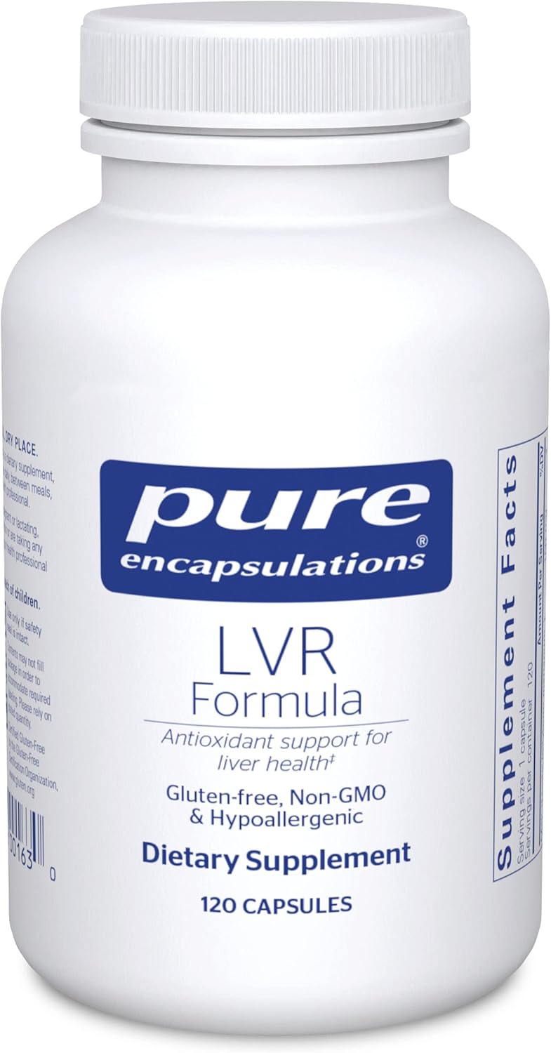 Pure Encapsulations LVR Formula: Antioxidant Support for Liver Cell Health - 120 Capsules, Hypoallergenic