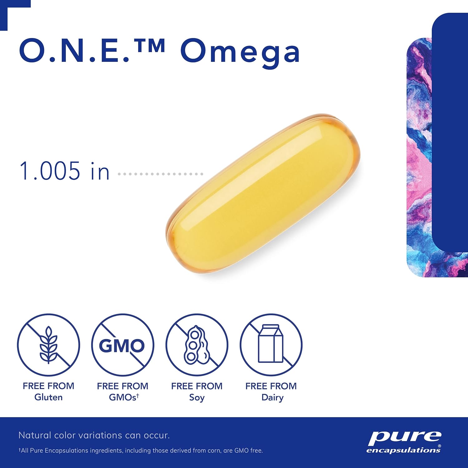 Pure Encapsulations O.N.E. Omega - Fish Oil Supplement for Heart, Joints, Skin, Eyes, and Cognition - 60 Softgel Capsules