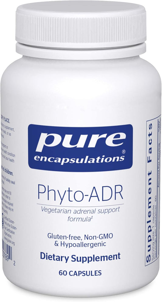 Pure Encapsulations Phyto-ADR - Vegetarian Adrenal Support Formula - 60 Capsules | Natural Stress Relief*