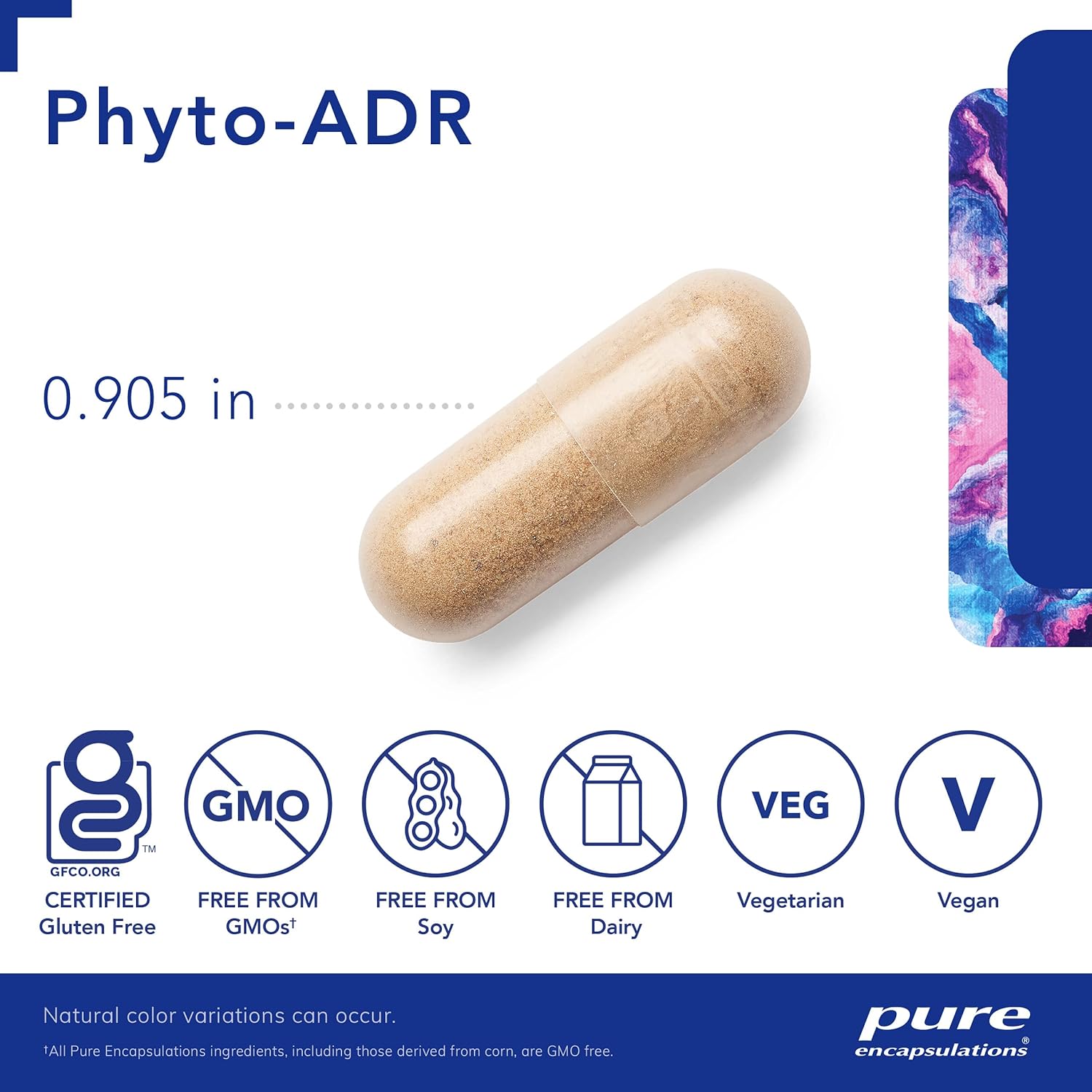 Pure Encapsulations Phyto-ADR - Vegetarian Adrenal Support Formula - 60 Capsules | Natural Stress Relief*