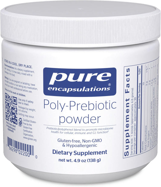 Pure Encapsulations Poly-Prebiotic Powder 4.9 oz - Supports GI Barrier Function by Targeting Akkermansia Muciniphila