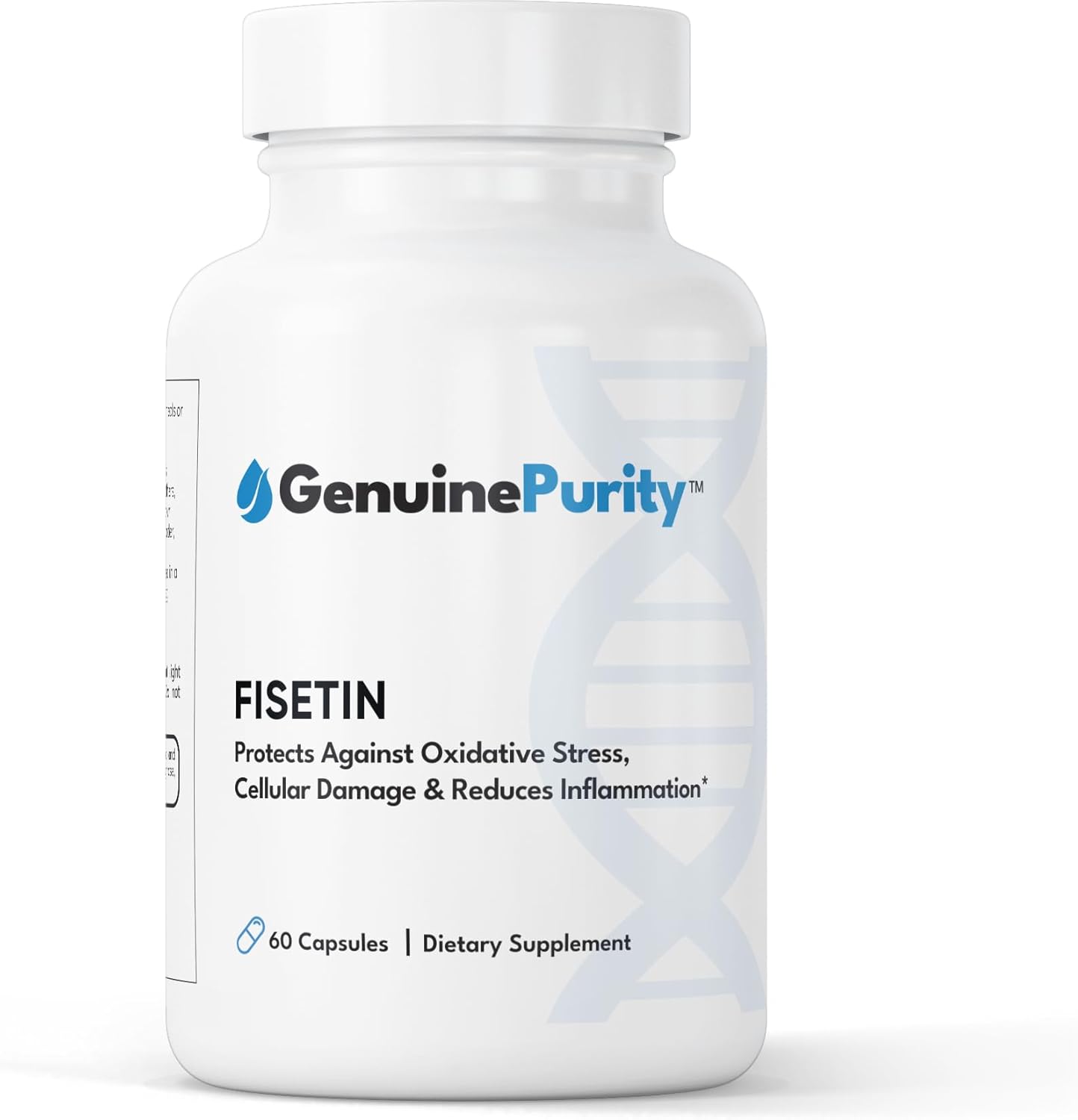 Pure Fisetin 150mg Supplement for Cognitive Support | Powerful Serving Size | Gluten Free, Vegan, Non-GMO | Made in USA | 60 Capsules