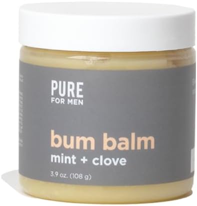 Pure for Men Fiber Supplement & Bum Balm Bundle - Stay Ready with 120 Fiber Capsules & 30 Reset Wipes