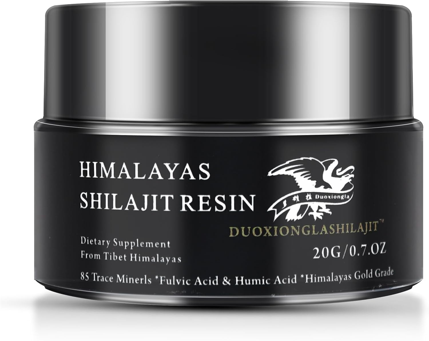 Pure Golden Grade Himalayan Shilajit Resin - Natural Energy Boost & Immune Support | 85+ Trace Minerals | Lab Tested | 20g, 100 Servings