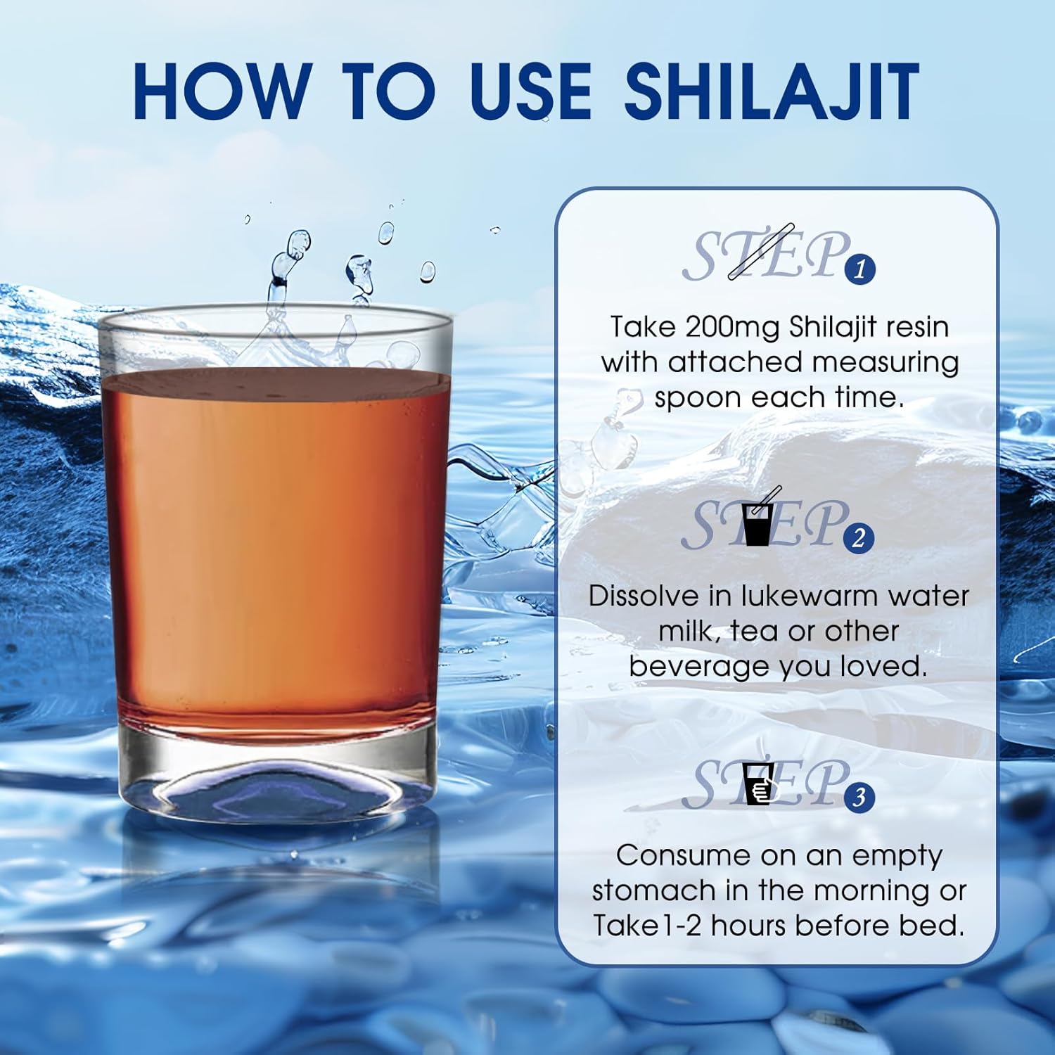 Pure Golden Grade Himalayan Shilajit Resin - Natural Energy Boost & Immune Support | 85+ Trace Minerals | Lab Tested | 20g, 100 Servings