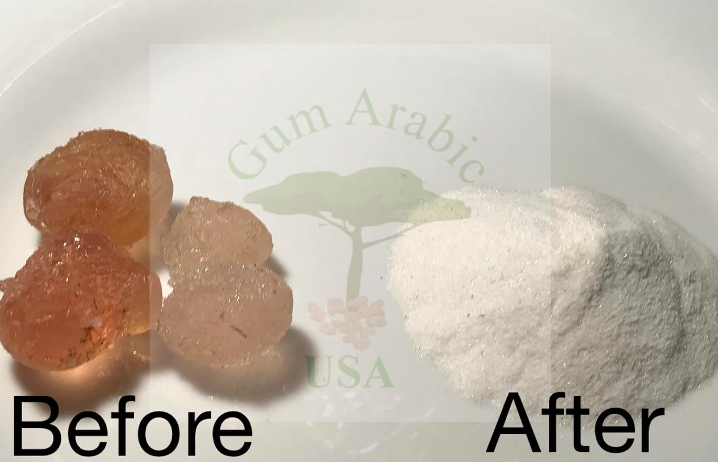Pure Gum Arabic Acacia Fiber: Soluble Dietary Fiber for Gut, Digestion, Kidney, Blood Sugar, Immune Health & IBS