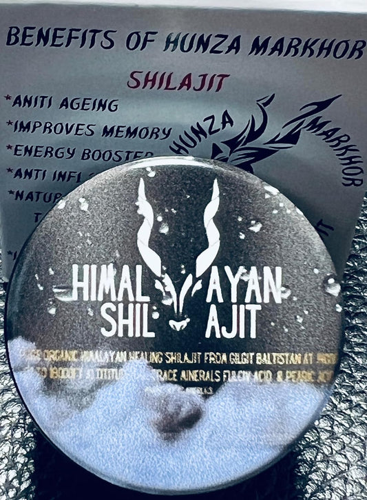 Pure Himalayan Organic Shilajit Resin - 600mg Maximum Potency with 85+ Trace Minerals & Fulvic Acid