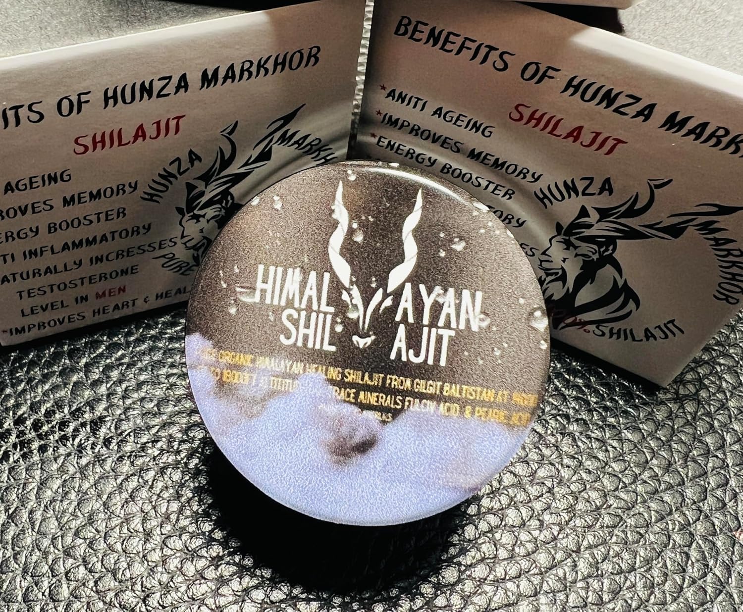 Pure Himalayan Organic Shilajit Resin - 600mg Maximum Potency with 85+ Trace Minerals & Fulvic Acid