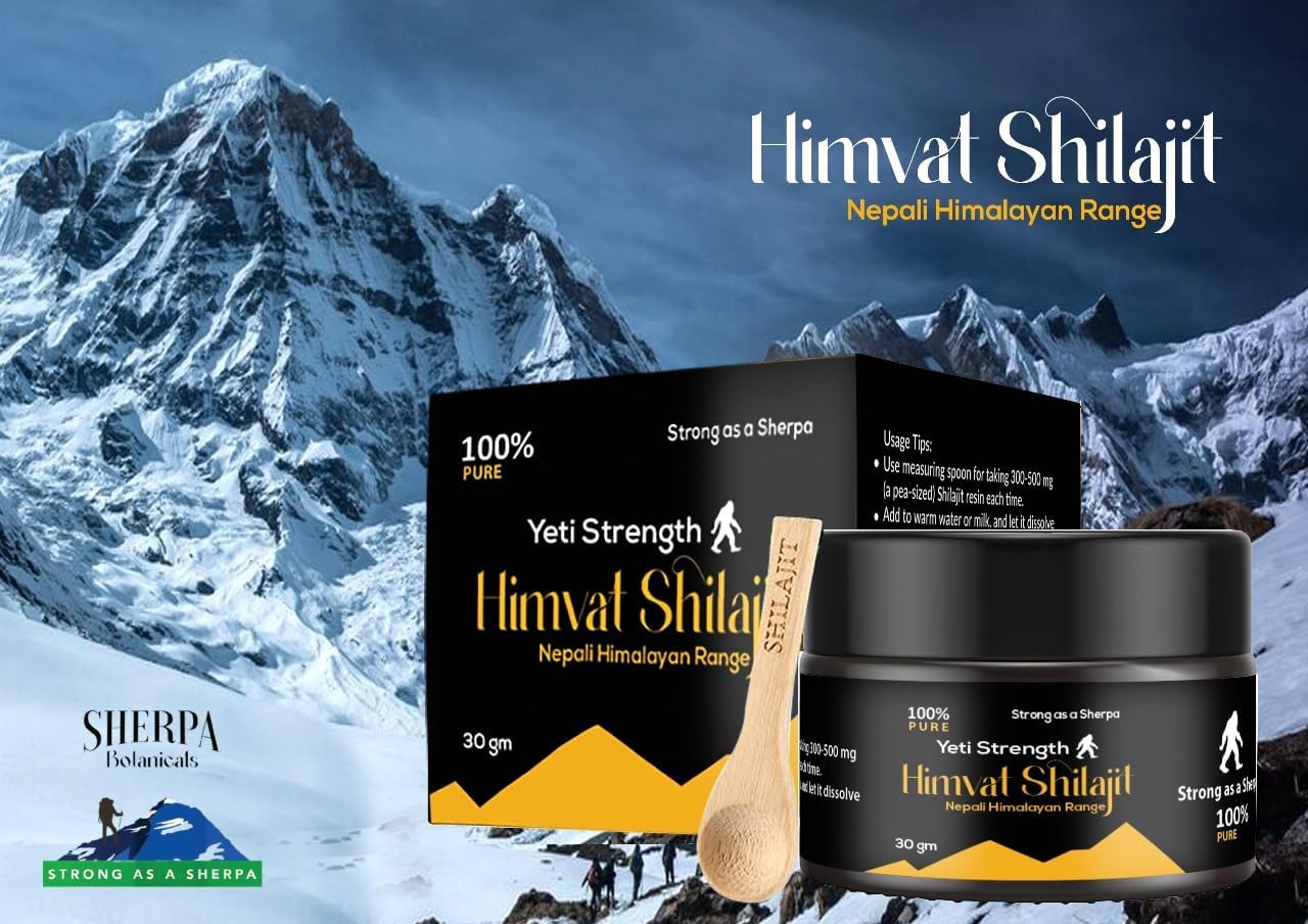 Pure Himalayan Organic Shilajit Resin: Natural Supplement with Trace Minerals - 30 Grams
