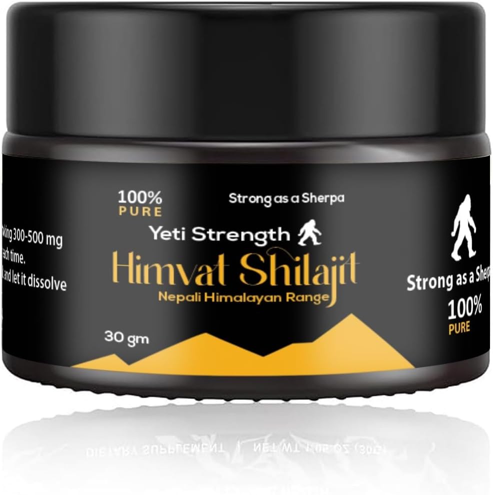 Pure Himalayan Organic Shilajit Resin: Natural Supplement with Trace Minerals - 30 Grams