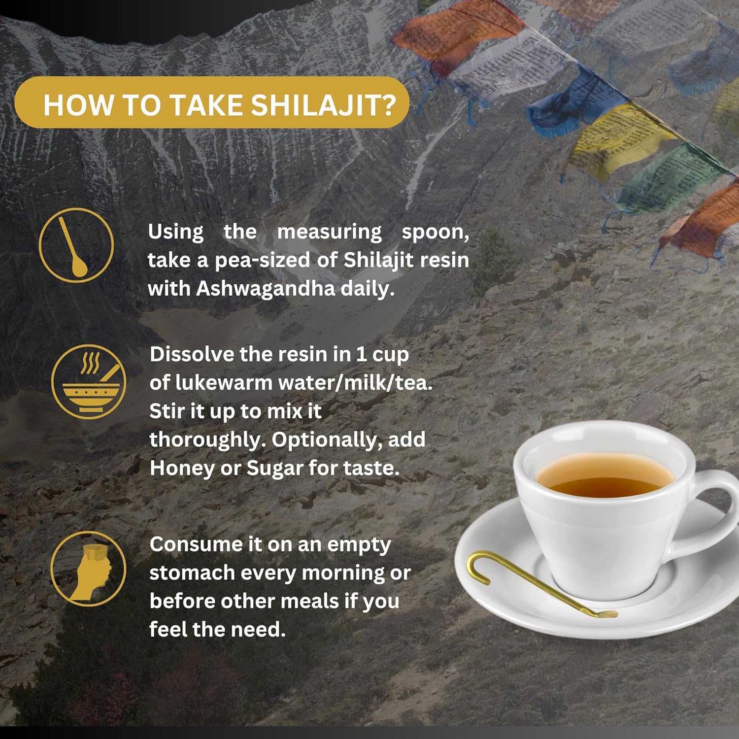 Pure Himalayan Organic Shilajit Resin: Natural Supplement with Trace Minerals - 30 Grams