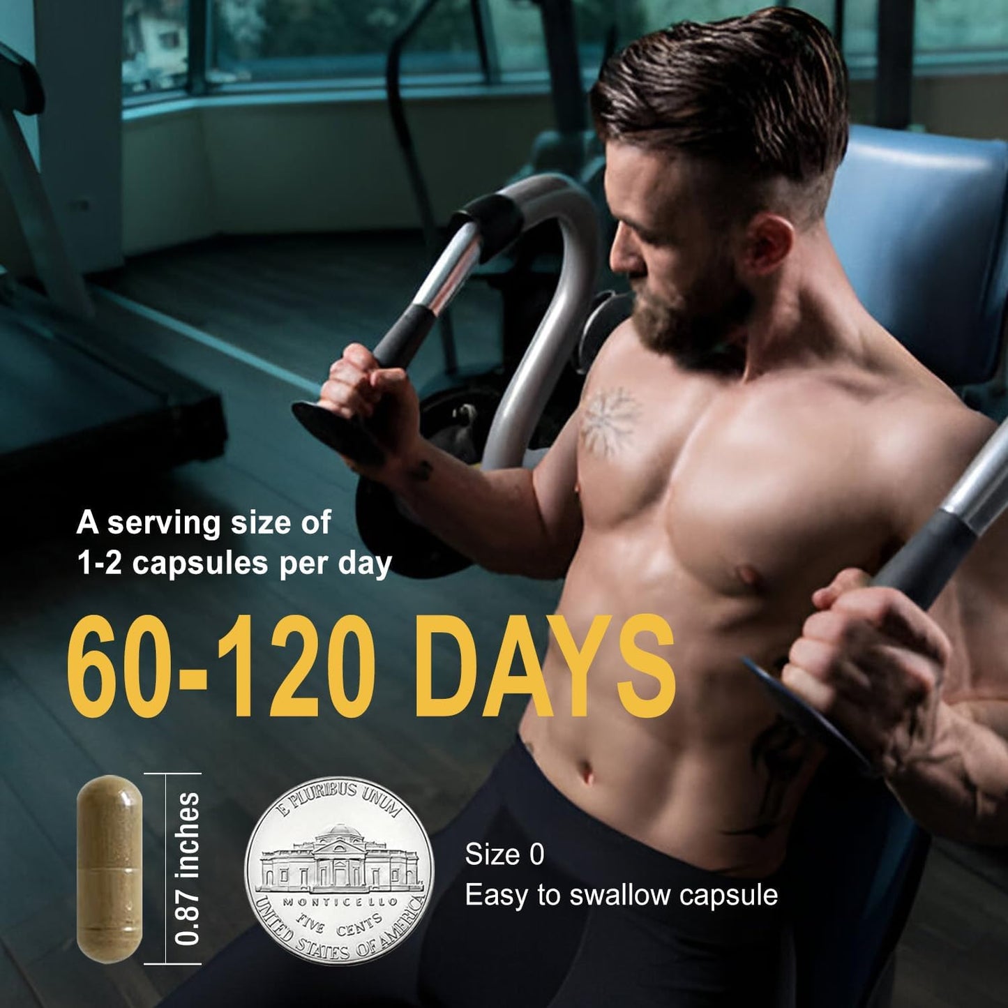 Pure Himalayan Shilajit Capsules for Men - 50% Fulvic Acid, 85+ Trace Minerals with Ashwagandha & Sea Moss - Energy & Stamina - 120 Capsules