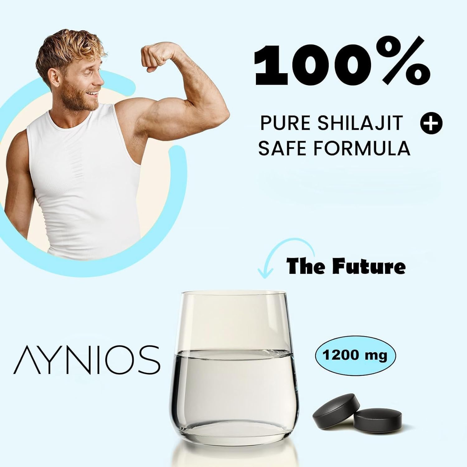 Pure Himalayan Shilajit Dry Drops Tablets - Max Potency Energy & Immune Support Supplement