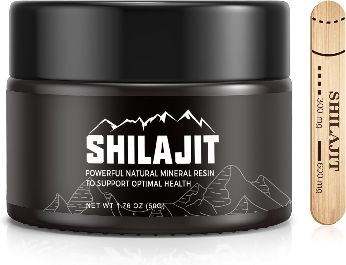 Pure Himalayan Shilajit Resin for Kids, 100% Supplement for Energy & Strength - 600mg, 50g