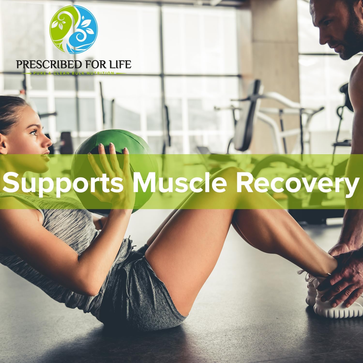 Pure L Glutamine Powder - 10kg (22lb) Amino Acid Supplement for Gut Health & Muscle Recovery - Gluten Free, Vegan, Kosher, Non GMO - By Prescribed For Life