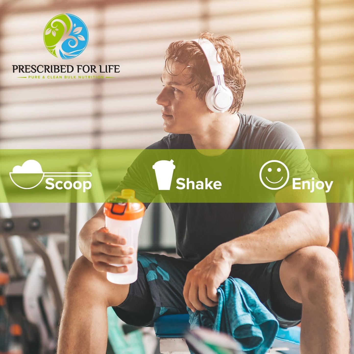 Pure L Glutamine Powder - 10kg (22lb) Amino Acid Supplement for Gut Health & Muscle Recovery - Gluten Free, Vegan, Kosher, Non GMO - By Prescribed For Life