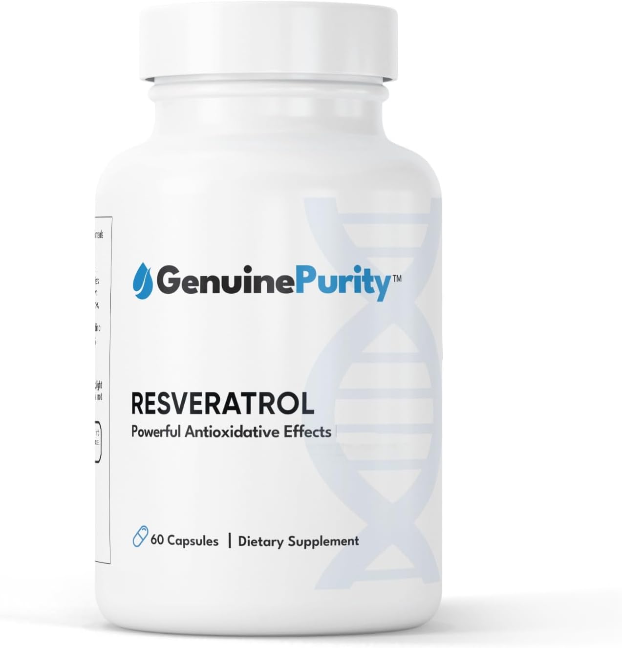 Pure Liposomal Trans-Resveratrol 500mg Capsules | Antioxidant Supplement, Sirtuin Activation | Gluten Free, Vegan, USA Made | 60 Count