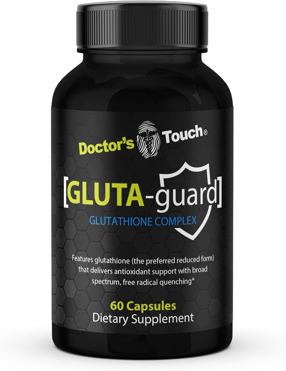 Pure Maximum Absorption Liposomal Glutathione Supplement for Energy, Brain Support, and Skin Health - Easy-to-Swallow Capsules by Doctor's Touch