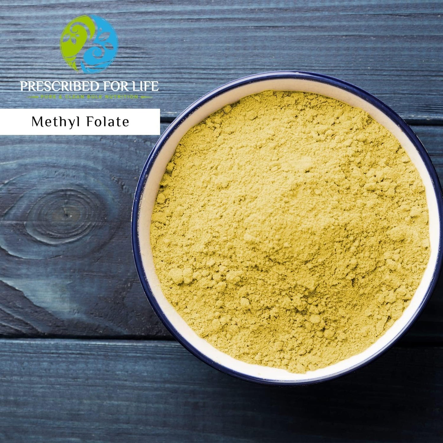 Pure Methyl Folate Powder for Brain Health | Bioavailable Folic Acid Supplement (4 oz / 56 g) - Women & Men