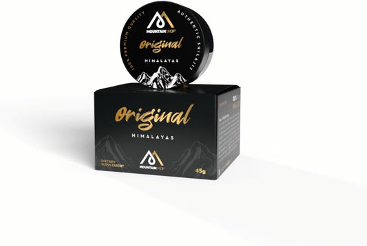Pure Natural Shilajit from Himalayas - Hand Harvested, 45g with Fulvic & Humic Acid