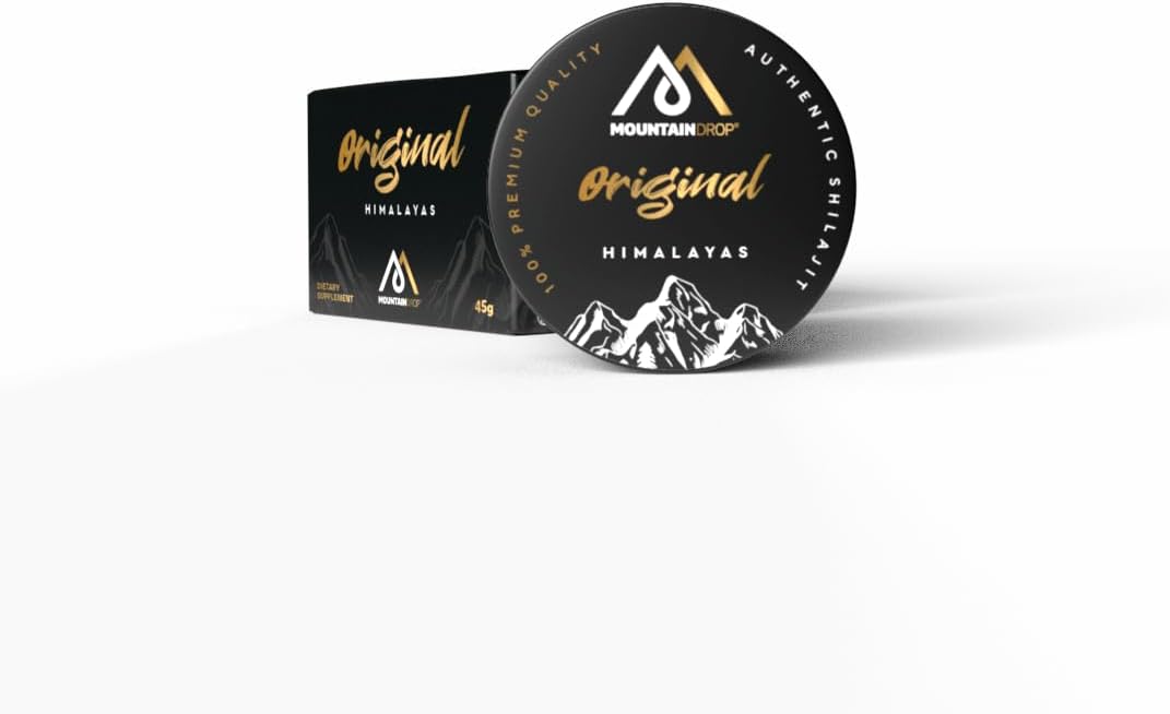 Pure Natural Shilajit from Himalayas - Hand Harvested, 45g with Fulvic & Humic Acid