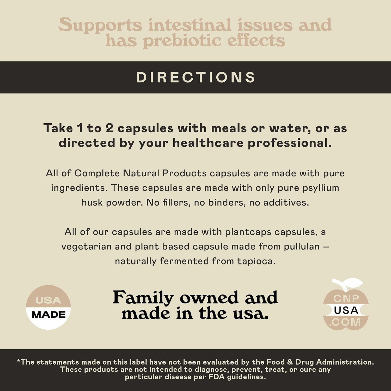 Pure Natural Whole Psyllium Husk Powder Capsules - 660mg Capsules for Fiber & Colon Cleanse