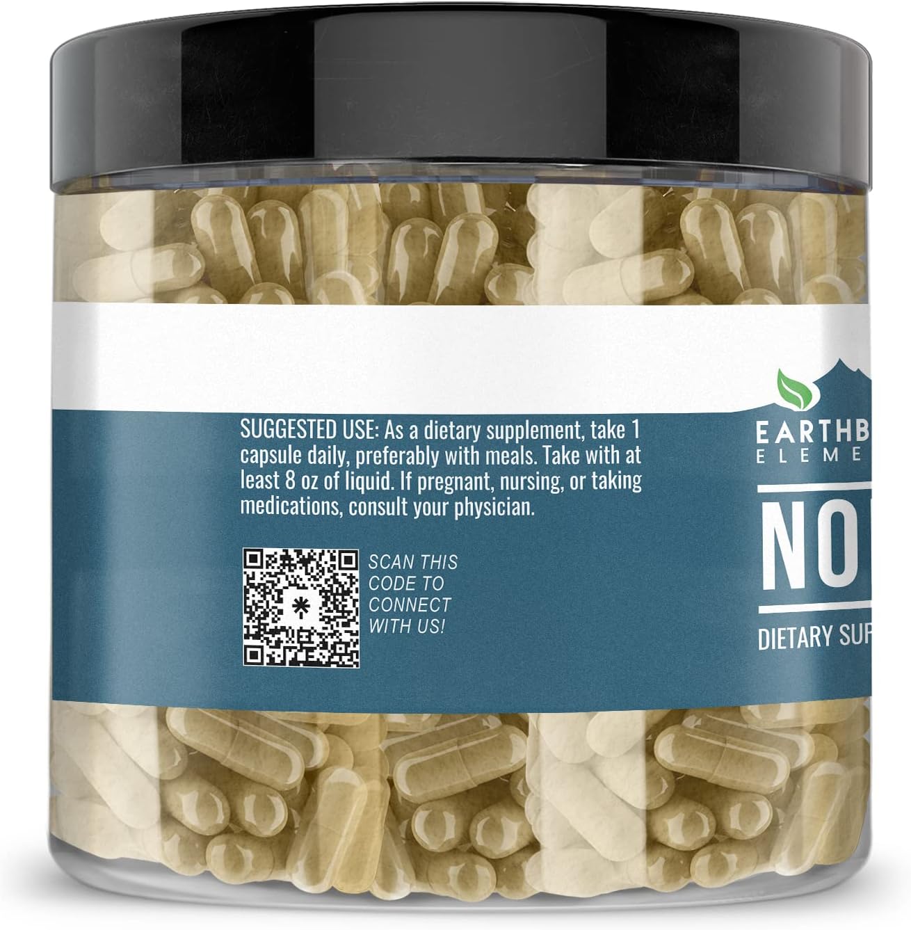 Pure Noni Capsules - 200 Count, No Additives, Earthborn Elements