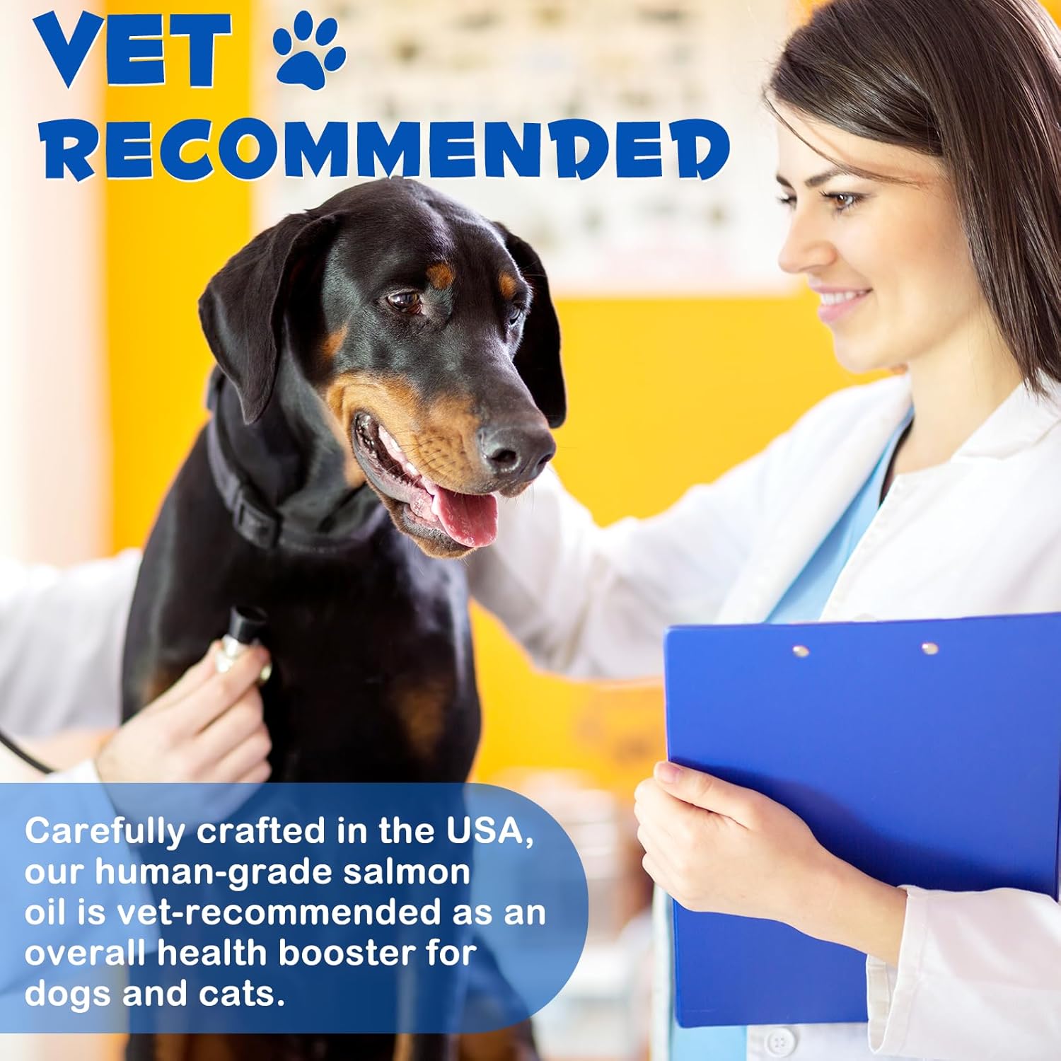 Pure Omega 3 Fish Oil Supplement for Pets, Supports Healthy Skin & Coat, Reduces Shedding, Allergies, and Joint Pain - 120 Capsules